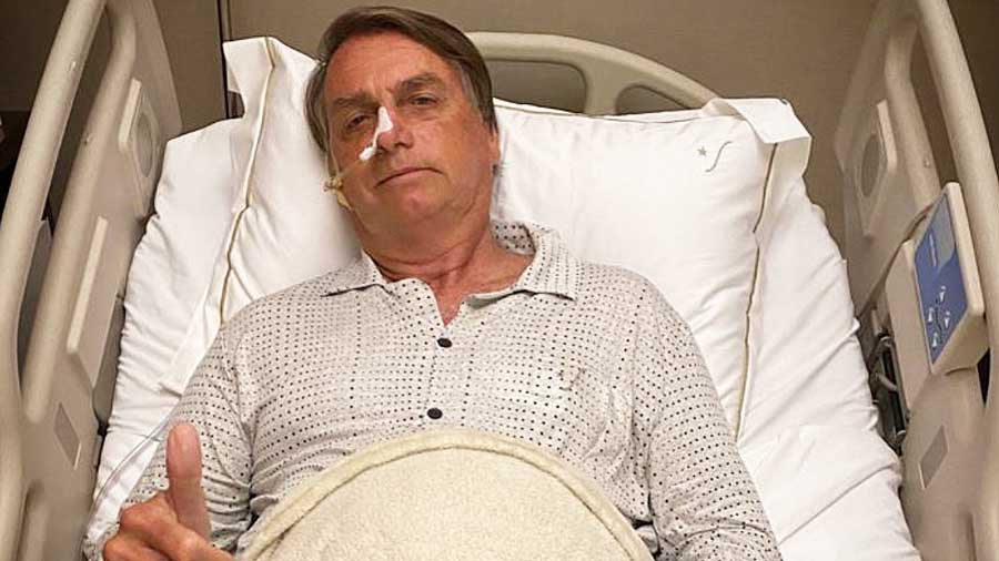 Bolsonaro has been admitted in Vila Nova Star hospital.
