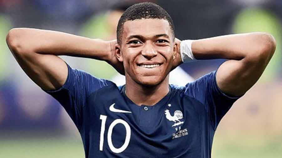 Kylian Mbappe scoops the Player of the Tournament gong at the World Cup for scoring a hat-trick against an eight-man England in the final