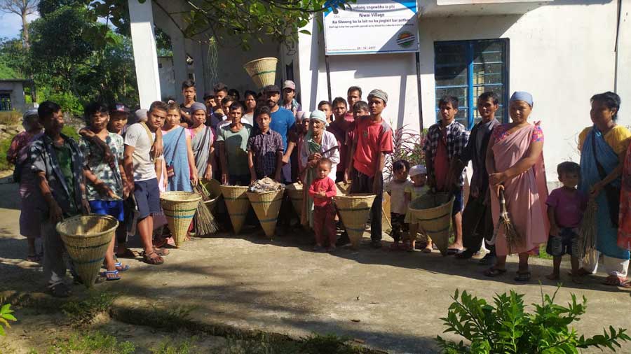  On a cycling holiday to Meghalaya, Biswas worked with the residents of Riwai village to organise a clean-up drive that raised funds to revamp the local football ground
