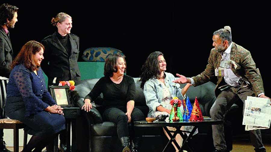 A scene from Anton Chekhov’s play 'Three Sisters', performed in Ranchi