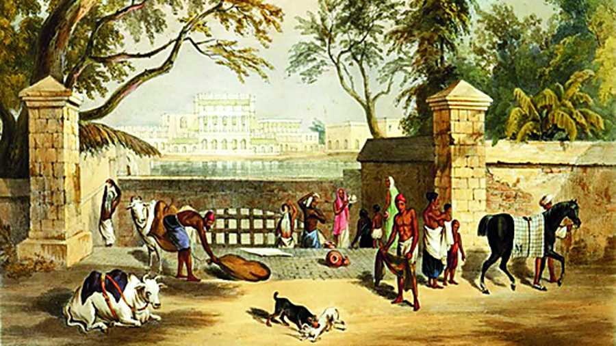 An illustration from Sir Charles Doyly’s Views of Calcutta and its Environs