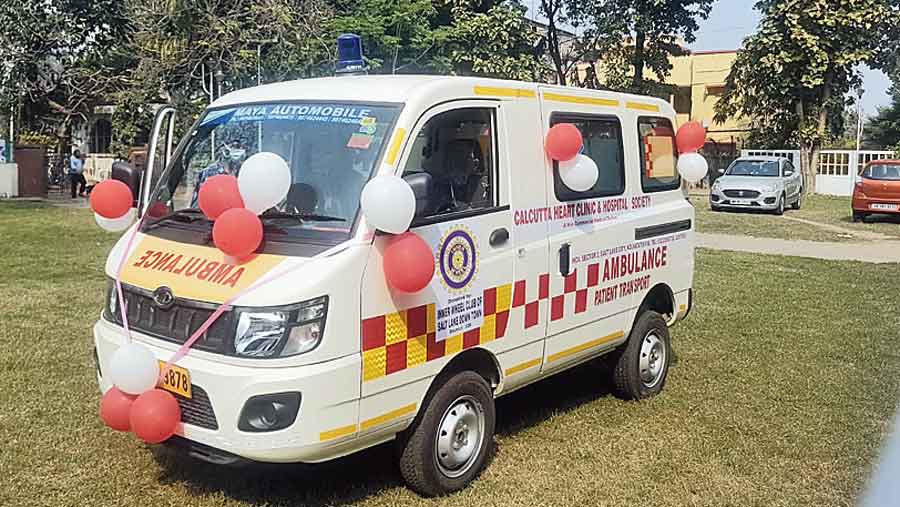 The ambulance that was gifted. 