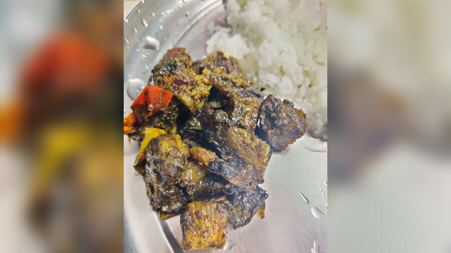 The Pork Dry Fry from Jaluk in Salt Lake