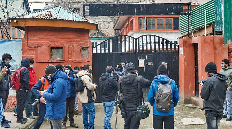 Kashmir Press Club  Srinagar's Polo View market, former home to Kashmir  Press Club, gets glossy makeover - Telegraph India