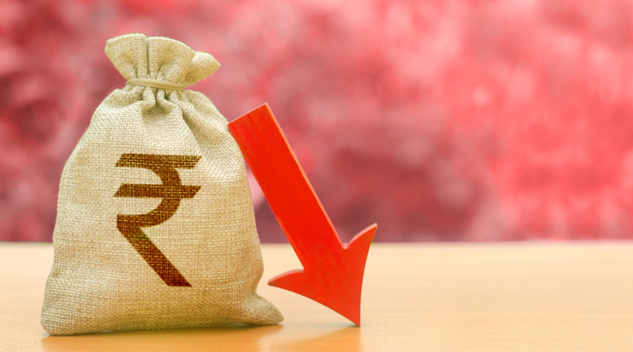 Rupee falls to all-time low