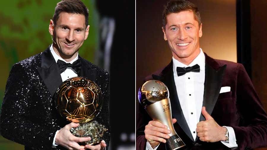Lionel Messi and Robert Lewandoswki have each won the title of the world’s best player over the last couple of months