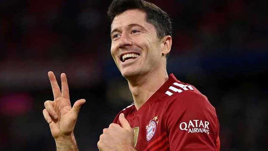 Robert Lewandowski broke Gerd Muller’s record for most goals scored in a single Bundesliga season by netting an astonishing 41 league goals last term