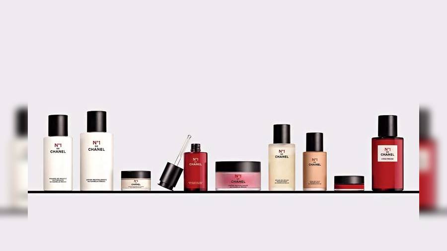 beauty  No.1 de Chanel harnesses inspiration and beauty from the red  camellia for the capsule collection - Telegraph India