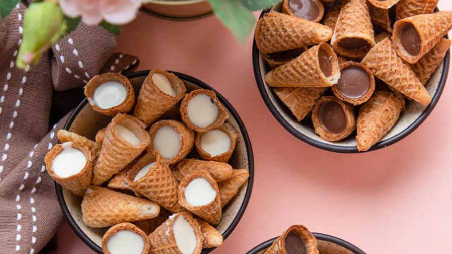 Small Waffle Cones