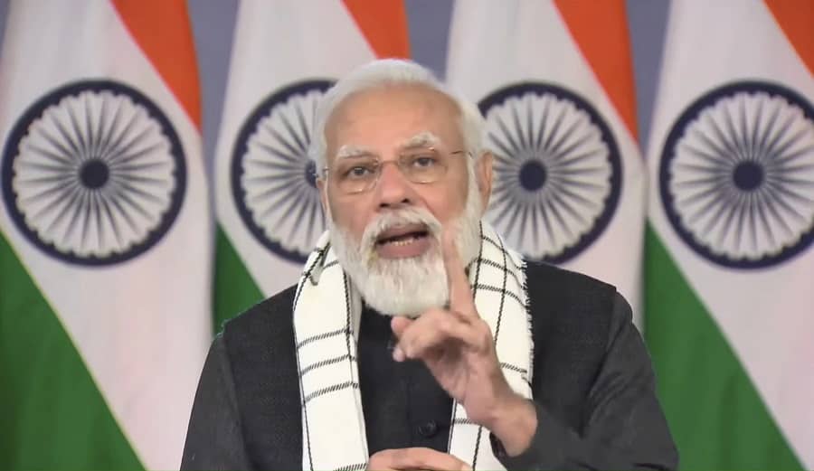 Prime Minister Narendra Modi during his interaction with District Magistrates on Saturday