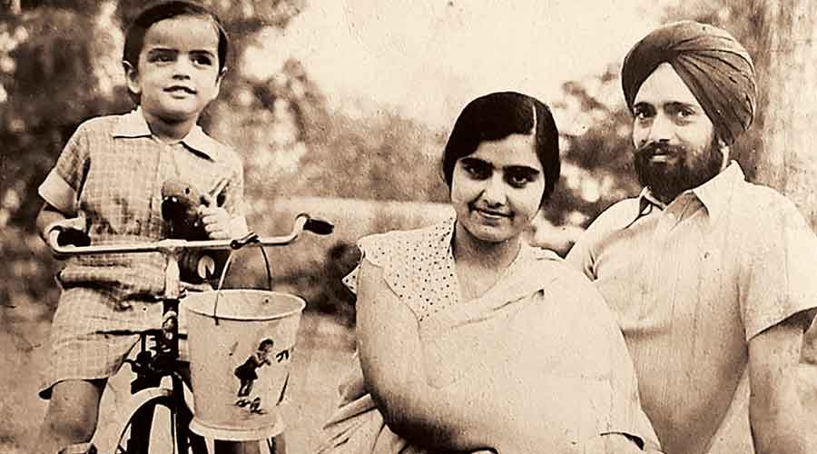 Aiyar’s uncle Tejbir Singh, grandmother Teji Vir Singh, and grandfather Maj. Vir Singh. All three are no more.