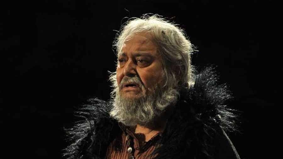 Soumitra Chatterjee as King Lear 