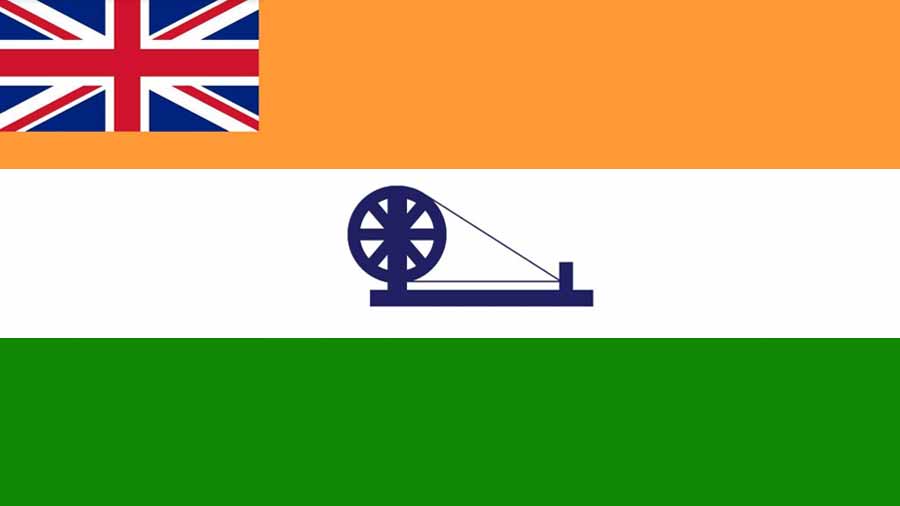 The Indian National Flag, as thought up by Lord Mountbatten in 1947 – from Sekhar’s collection