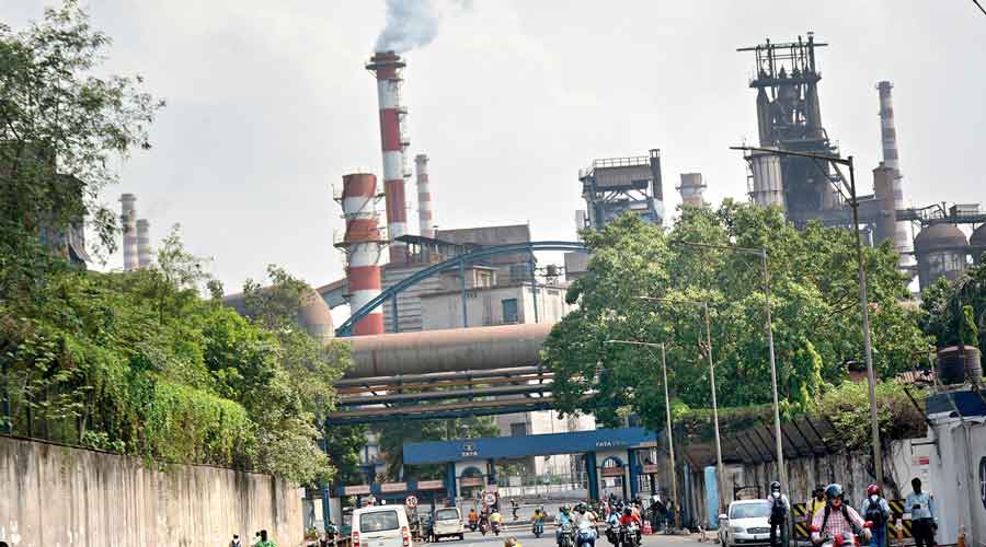  The Tata Steel plant in Jamshedpur. 