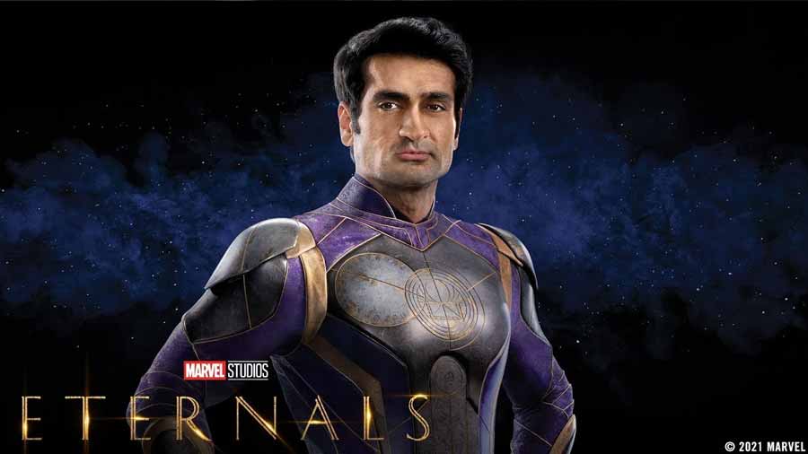 Kumail Nanjiani as Kingo in 'Eternals'