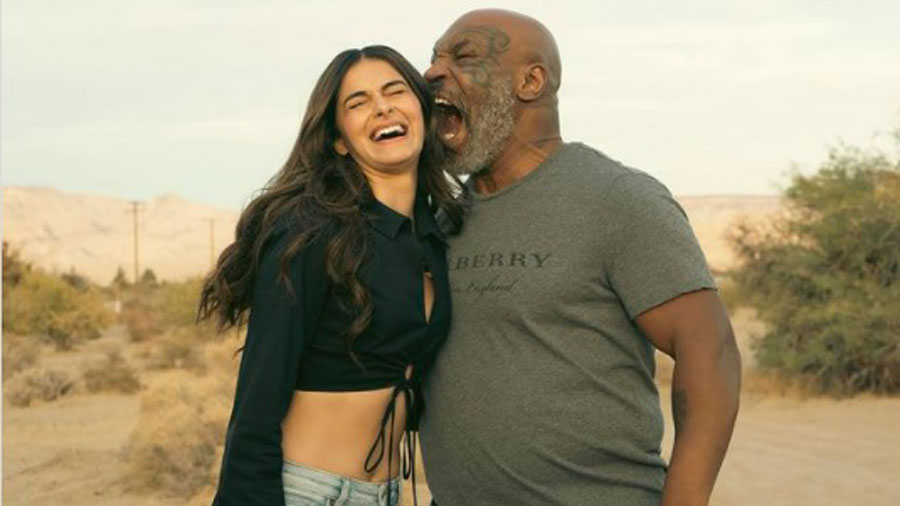 COMING UP: Now that’s a click for the ages. Ananya stars in Liger, co-produced by mentor Karan Johar and marking the Bollywood debut of Telugu star Vijay Deverakonda. The bilingual, written and directed by Puri Jagannadh, has boxing legend Mike Tyson pitching in with a cameo.