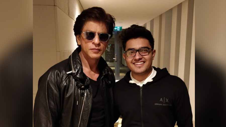 Priyam got a chance to meet Shah Rukh Khan in 2019, when he collaborated with Kolkata Knight Riders