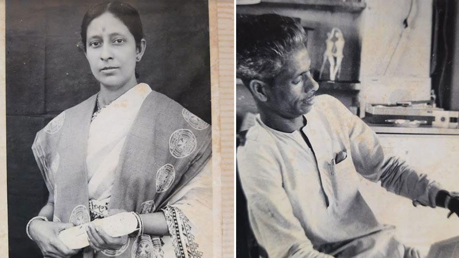 (Left) Bina Sen passed away in August 2016 at the age of 92; (Right) Das Sarma moved to Kolkata in 1977 and eventually retired from his post at the Calcutta Metropolitan Development Authority (CMDA)