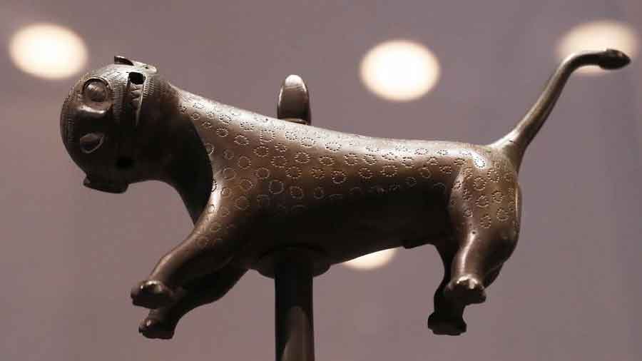 Artifact displayed in French museums, like this one, are also set to go back to Nigeria