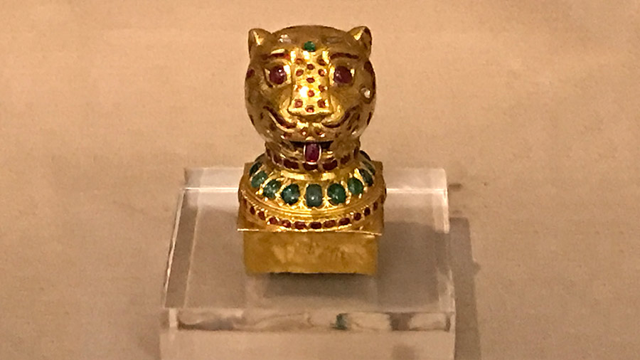 The tiger head finial that adorned Tipu’s throne: The symbolism of Tipu’s tiger vs the British lion has enthralled the English for ages 