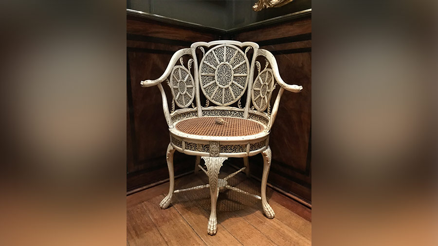 The ivory armchair with tiger symbols: Tipu’s or not?