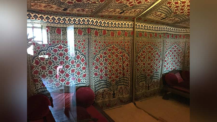 Tipu’s state tent: Imagine him in it, roaring against the English