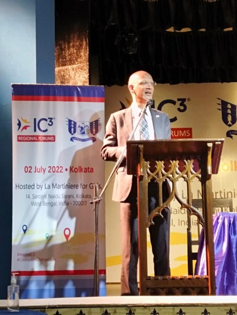 Mr. Ganesh Kohli addressing at the 22nd IC3 Regional Forum