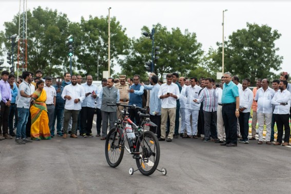 Riderless Bike Demo at TiHAN-IITH