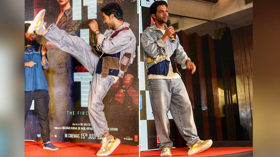 “Well, this is our first city and what better than being in the City of Joy. Our whole team has put in their best efforts and created this magical story of HIT: The First Case,” Rajkummar said at an event at The Park.