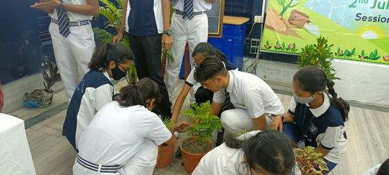 Annual ‘Van Mahotsav Day’ organised by the Eco Soldiers of St. Augustine’s Day School, Shyamnagar.