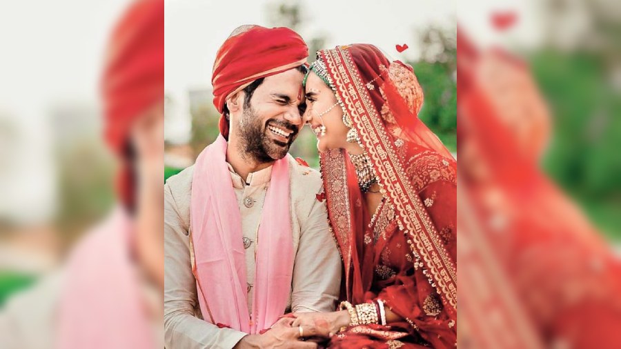 Rajkummar and Patralekhaa at their wedding in November last year