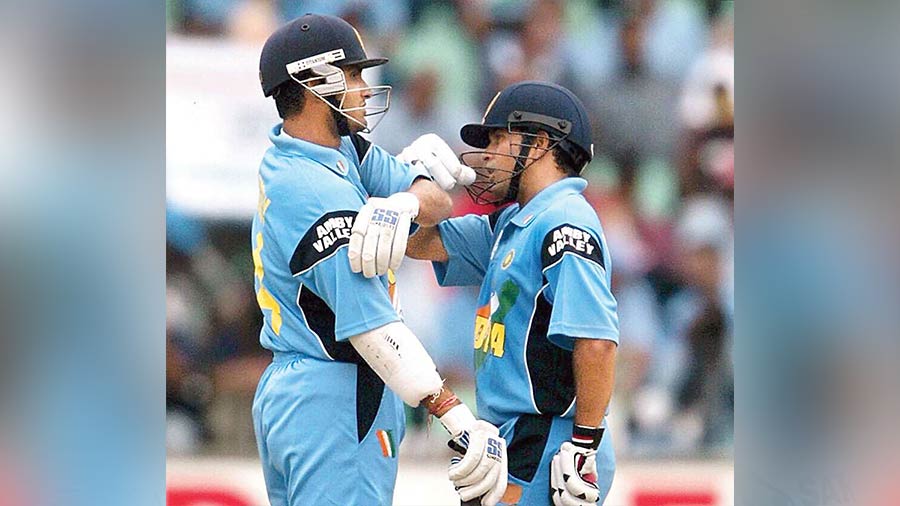 No pair has scored more runs in men’s ODI cricket while batting together than Ganguly and Sachin Tendulkar