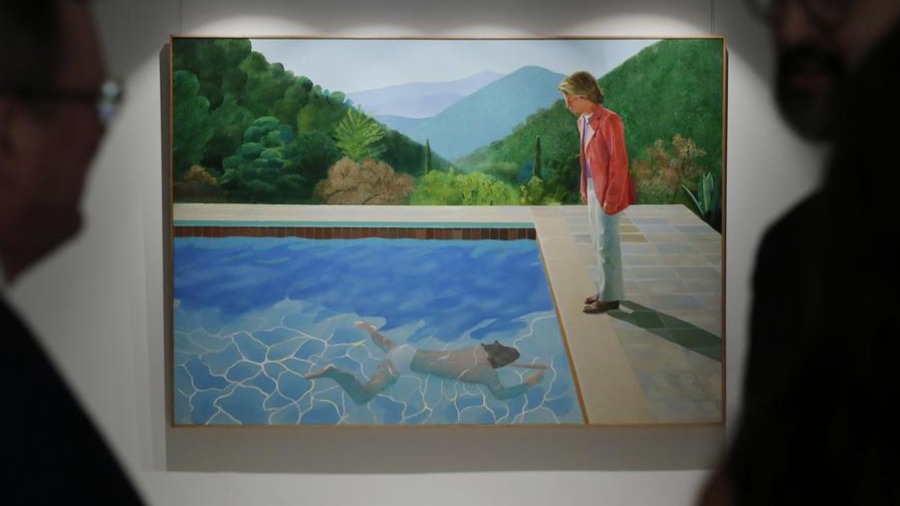 'Portrait Of An Artist (Pool With Two Figures)' broke auction records in 2018