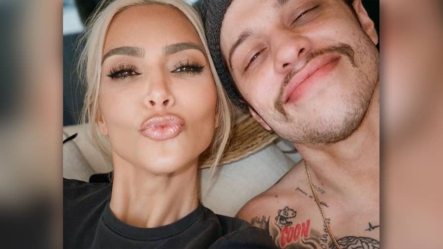 Kim Kardashian recently posted pictures with her boyfriend Pete Davidson on Instagram after a lull of almost three weeks.