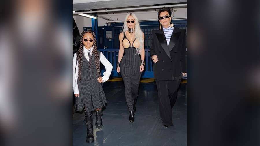 Kim was not seen with Pete at the Jean Paul Gaultier Couture Show in Paris. She attended the show with daughter North West and mother Kris Jenner. 