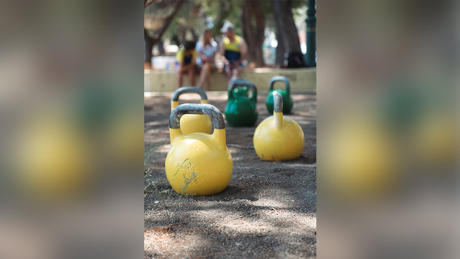 Kettlebell gets its name from the shape of the equipment.