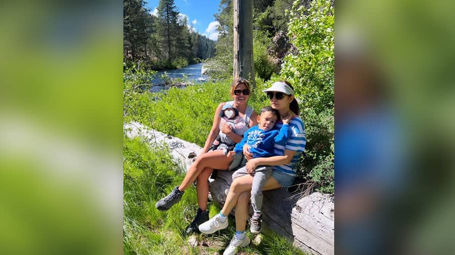 Priyanka Chopra shared a moment with her pal of 22 years and PeeCee’s godson. Guess who else is in the photo? Little Malti!