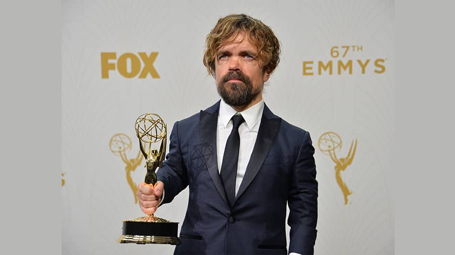 Peter Dinklage at the 67th Emmys. 