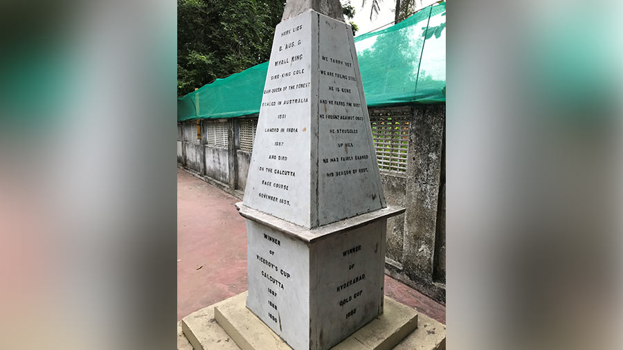 The eccentric tomb of Myall King, champion horse who won all there was to win