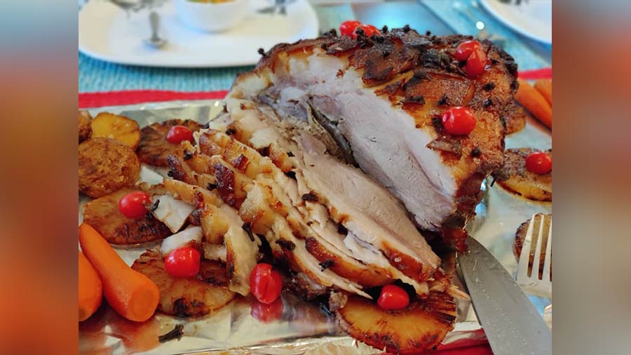 A Christmas pork roast by Pia 