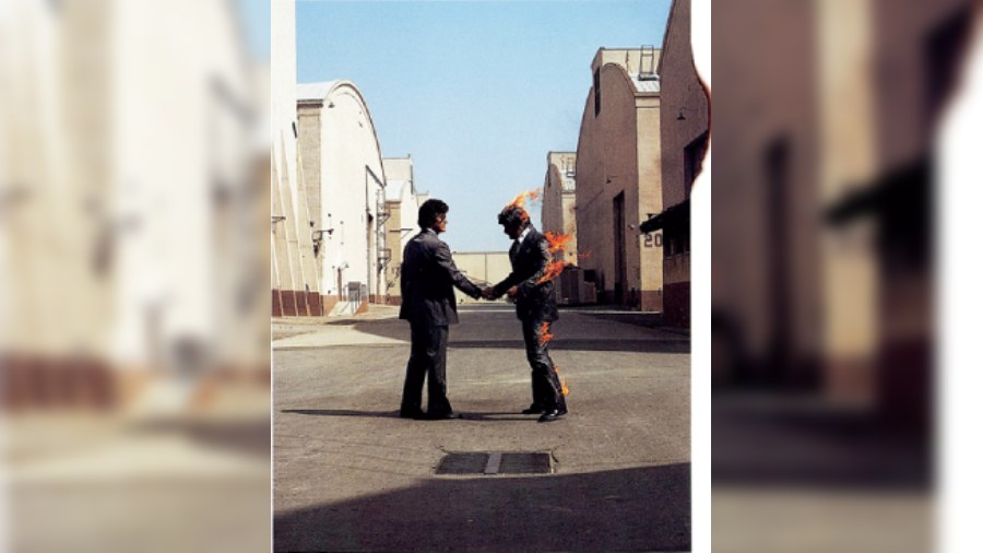 The album sleeve of Wish You Were Here