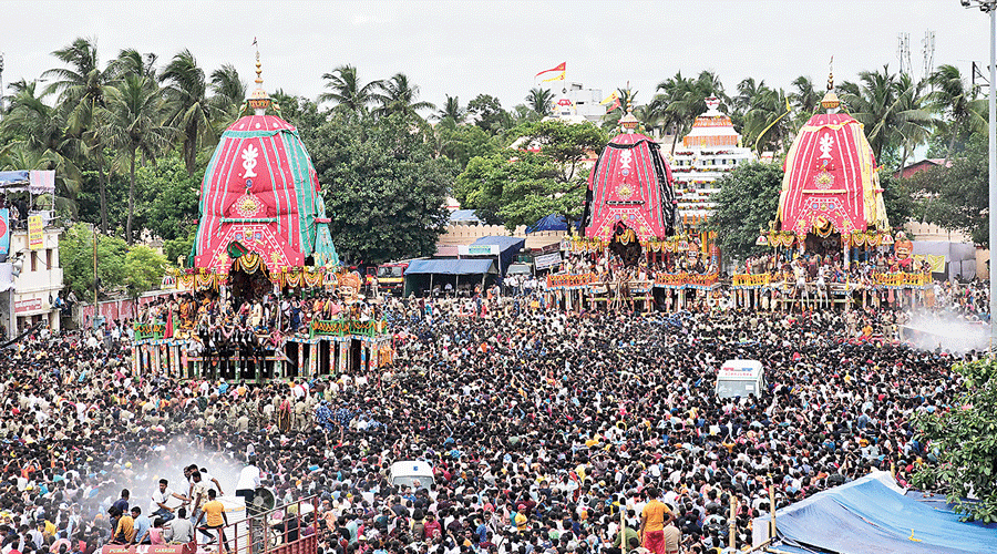 There were around 40 lakh visitors in Puri during the  Rath Yatra this year.