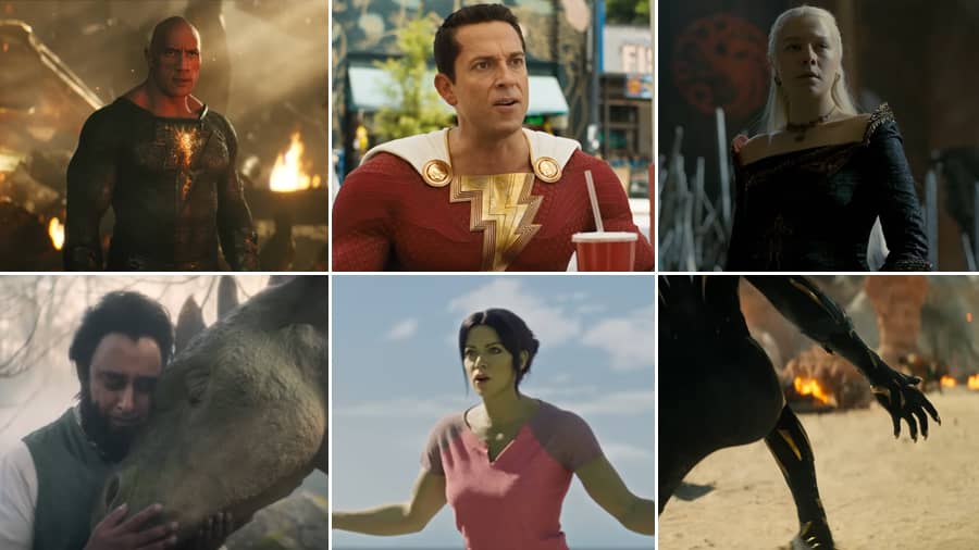 Comic-Con 2022: See New Trailers for 'Black Adam,' 'Shazam 2