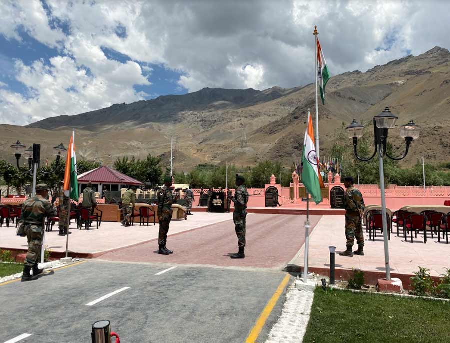 When ‘My Kolkata’ visited the memorial on July 20, the rehearsal for the 23rd Kargil Vijay Diwas commemorations, observed every year on July 26, was being conducted