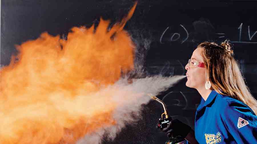 FUN EQUATION: Kate Biberdorf at the University of Texas at Austin, US. 