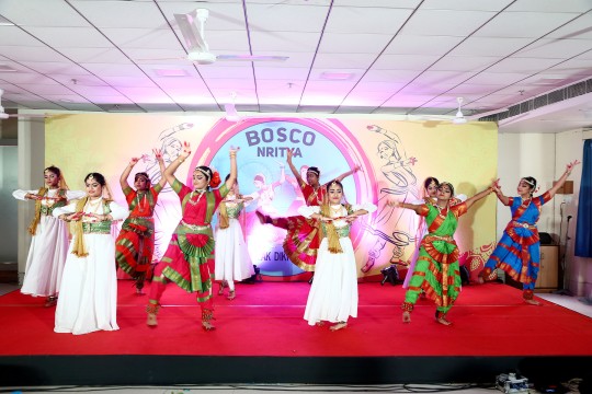 Bosco Nritya, the dance event where students from different city schools showcased their classical dance skills on the stage