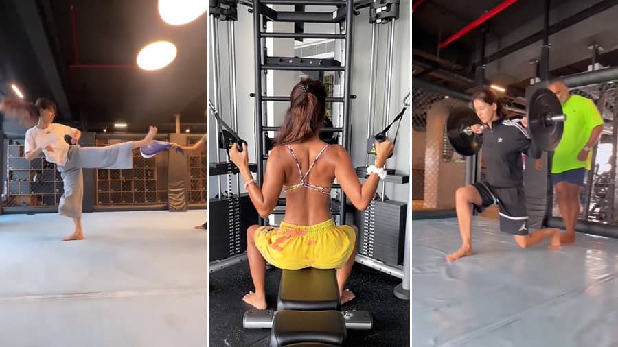 900px x 506px - Disha Patani | Disha Patani's workout videos give us fitness goals; check  out her flying kicks - Telegraph India
