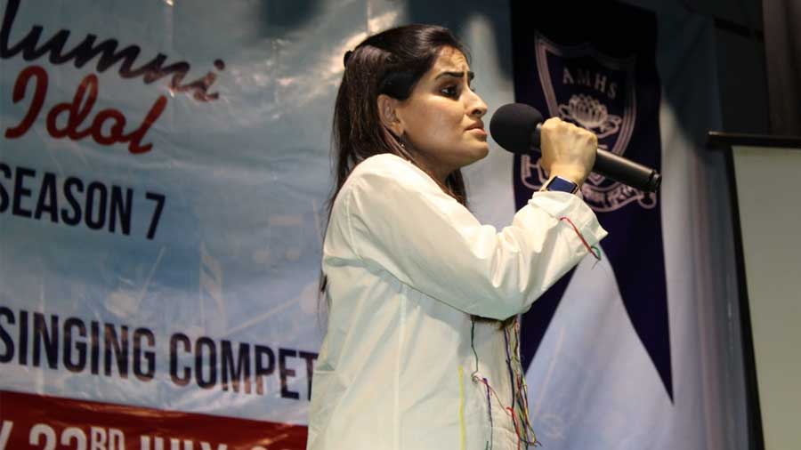 Vasundhara Mantri, an alumna of Modern High School for Girls