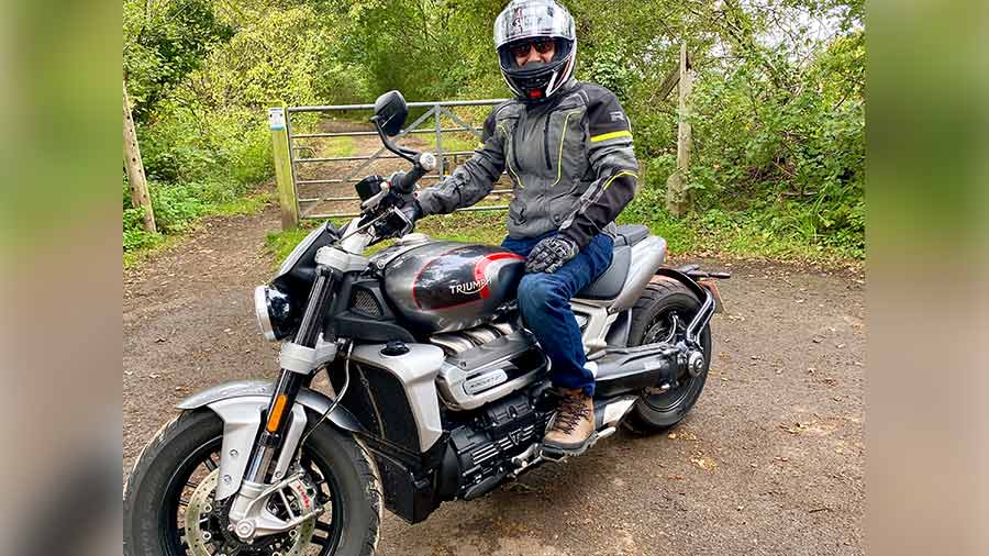 In his free time, Manoj enjoys motorcycling