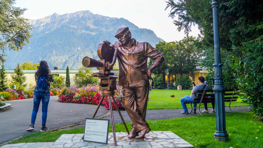 Say hello to Yash Chopra: Another must visit for Bollywood fans is Interlaken. Switzerland has paid its homage to the iconic director with a suite named after him at Interlaken’s Victoria Jungfrau Grand Hotel & Spa, an honorary title — Ambassador of Interlaken, and the Yash Chopra Train. Most recently, a bronze statue of the director, similar to his statue in his Mumbai studio, was installed at Kursaal Garden. Go say hello and take a selfie with the maestro of grand Bollywood romances